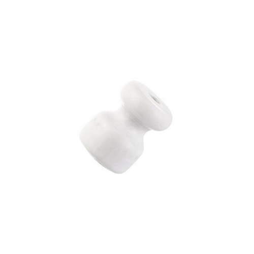 ISOLATORE DI PORCELLANA BIANCO PER CAVO ELETTRICO TRECCIA DIAM.16mmq FAEG FG24920