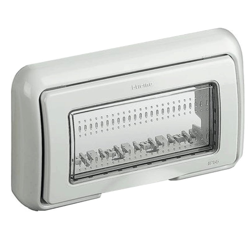 Bticino placca stagna IP55 4 moduli Serie Matix 25604
