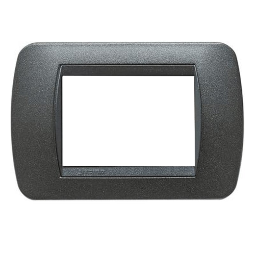 Bticino Living International Placca 3 Moduli grafite nero L4803GFN
