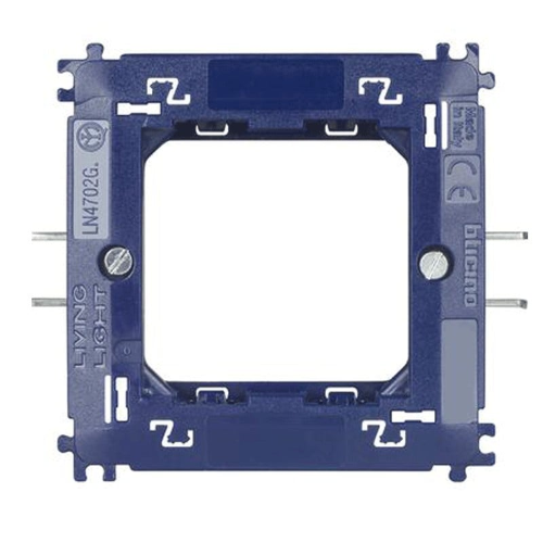 Bticino Living Light supporto 2 moduli con graffette LN4702G