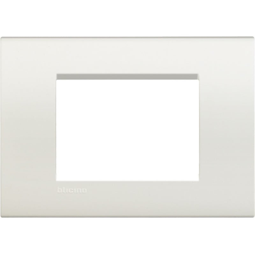 Bticino Livinglight placca 3 moduli quadra bianco LNA4803BI