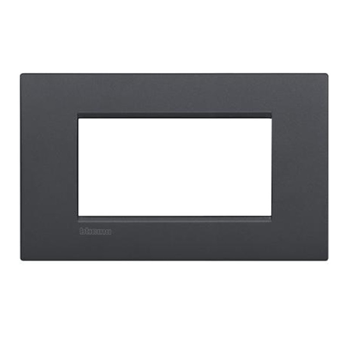 Bticino Livinglight placca AIR 4 moduli grigio antracite LNC4804AR