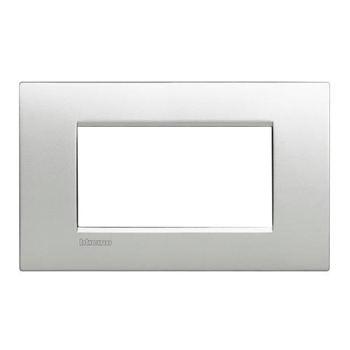 Bticino Livinglight placca AIR 4 moduli grigio tech LNC4804TE