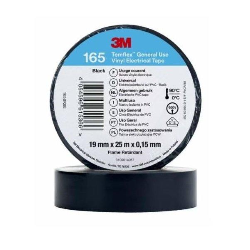 3M NASTRO ISOLANTE 15MM X 10 MT NERO