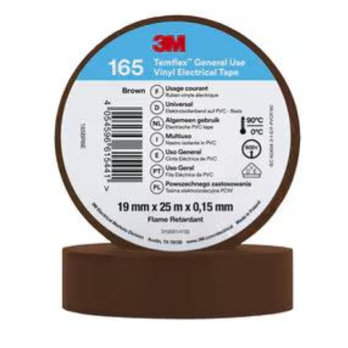 3M NASTRO ISOLANTE 19MM X 25 MT MARRONE