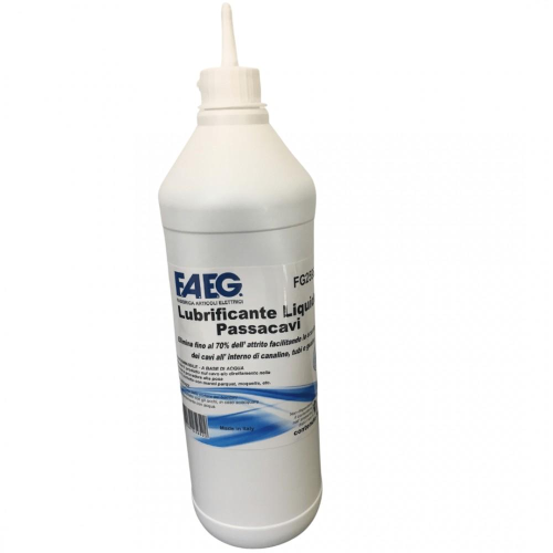 Liquido lubrificante passacavi per facilitare lo scorrimento di cavi FAEG FG25952