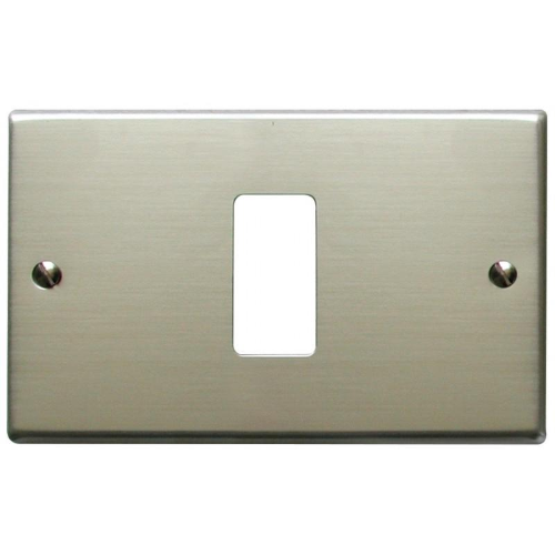 PLACCA FAEG ALLUMINIO ANODIZZATO PAGLIERINO TIPO MAGIC 1 POSTO
