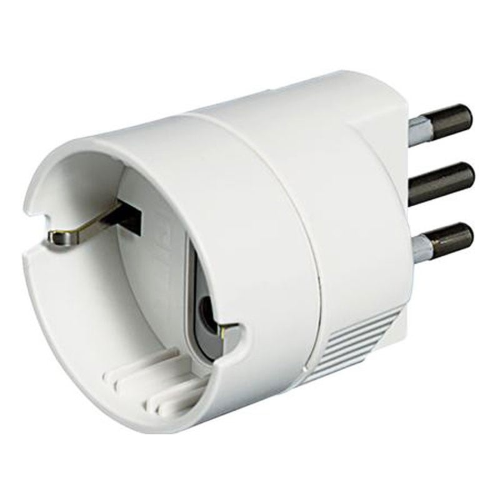 BTICINO Adattatore 1 presa tedesca e spina 10A bianco S3623D