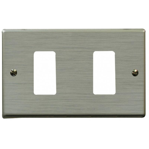 PLACCA FAEG ALLUMINIO ANODIZZATO PAGLIERINO TIPO MAGIC 2 POSTI