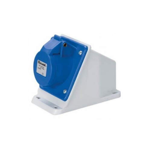Elettrocanali EC690501 Presa base inclinata Blu