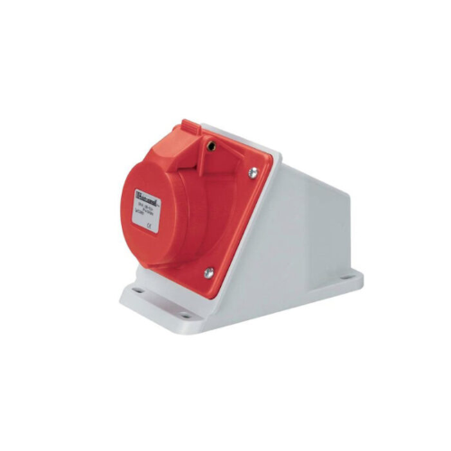PRESA DA PARETE INCLINATA 380V 16A 3P+T IP44 Elettrocanali EC690521 