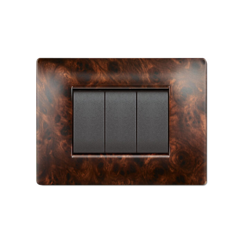 Placca MyLife Q 4 moduli radica ECL2884RA