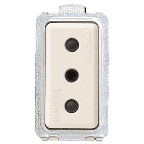 Presa Bticino magic piccola 2P+T 10A 5113