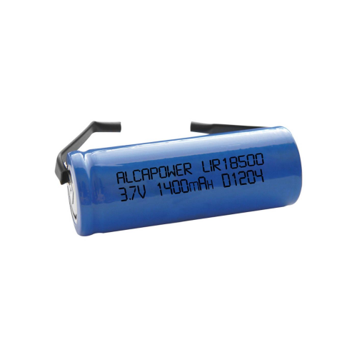 Batteria Ricaricabile Li-ion 18500 3.7V 1400mAh T.SALDARE – LIR18500FT