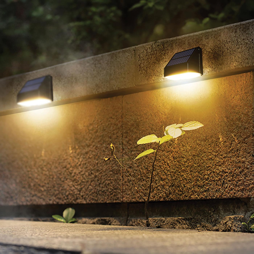 LED Solare da parete 1000lm con PIR+crepuscolare