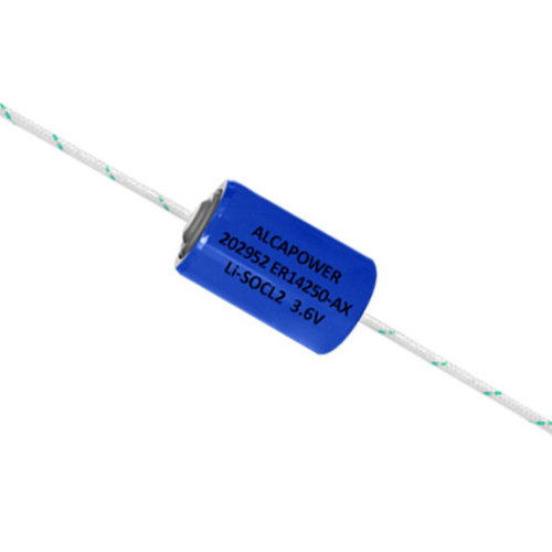 Pila Li-SOCL2 1/2AA 3.6V 1200mAh con reofori ER14250-AX