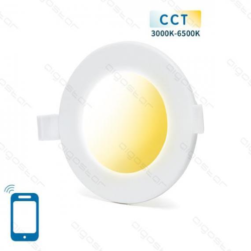 FARO WIFI ALEXA/GOOGLE Installazione da incasso 12w CCT AIGOSTAR 202149