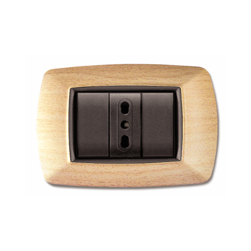 Placca MyLife 3 moduli betulla ECL2983BT