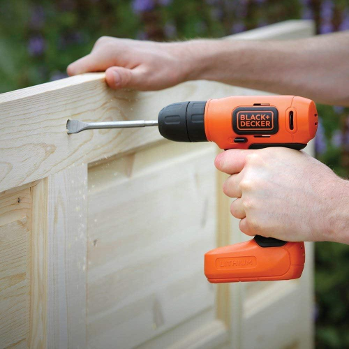 TRAPANO AVVITATORE A BATTERIA 8V MAX LITIO BLACK+DECKER BDCD8