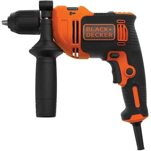 TRAPANO A PERCUSSIONE CON FILO 500W BLACK+DECKER BEH200