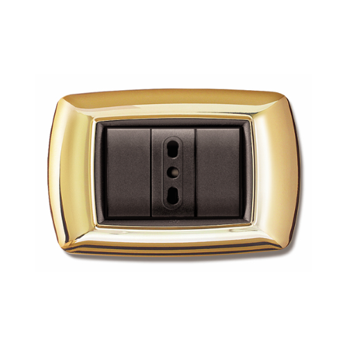 Placca MyLife 3 moduli oro ECL2983OR