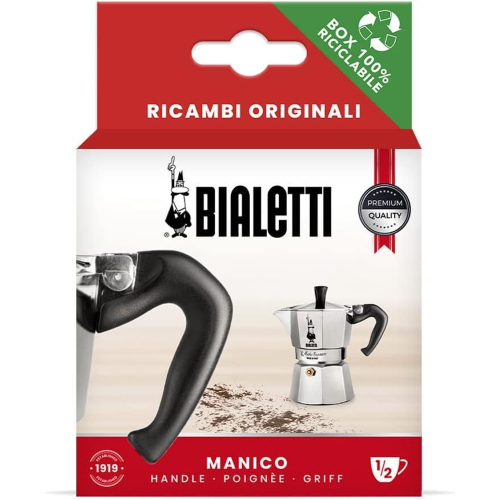 BIALETTI 1 MANICO PER 1/2  TAZZA MOKINA - RICAMBIO ORIGINALE BIALETTI