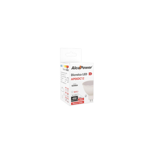 Dicroica LED 12V 6W 450lm 3000K GU5.3