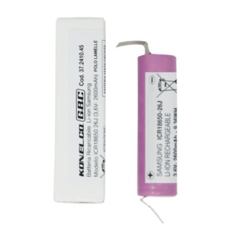 ICR18650-26J - LI-ION 18650 3.6V 2.6AH - LAMELLE SAMSUNG GBC