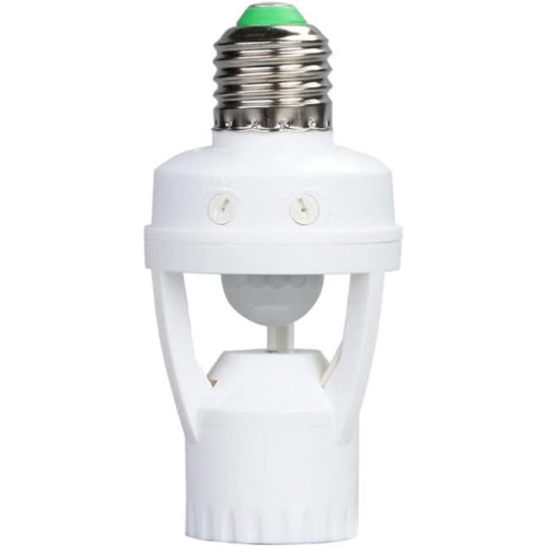 Rilevatore di presenza per lampadine E27 max 60 watt 