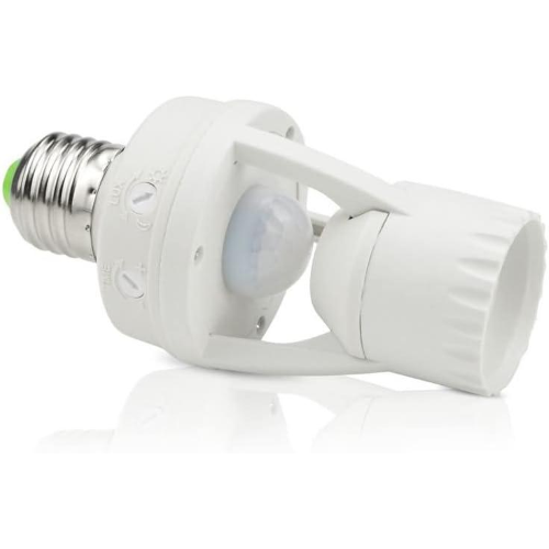 Rilevatore di presenza per lampadine E27 max 60 watt 