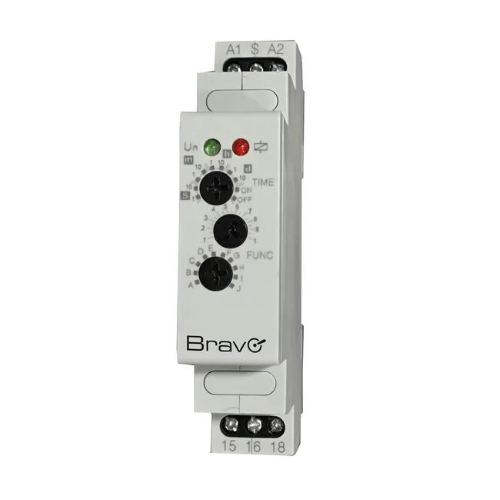 Temporizzatore Multifunzione Per Quadro Elettrico DIN Bravo MODELLO 93003221