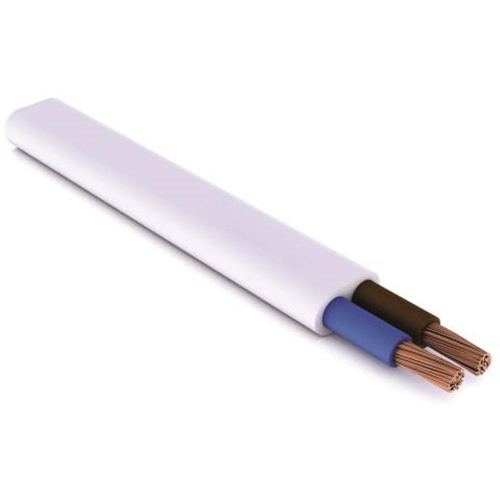 CAVO ELETTRICO BIANCO 2x0,75mm PIATTO H03VVH2-F  AL METRO