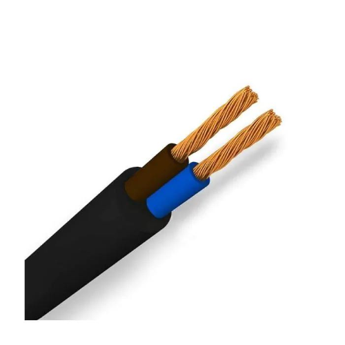 CAVO GOMMATO 2x1,5MMQ NERO  H05VV-F 