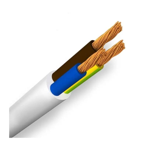 CAVO GOMMATO 3x0,75MMQ BIANCO H05VV-F 