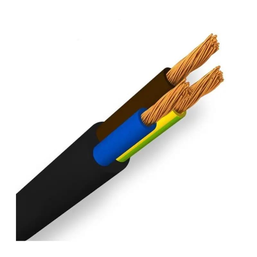 CAVO GOMMATO 3x0,75MMQ NERO   H05VV-F 