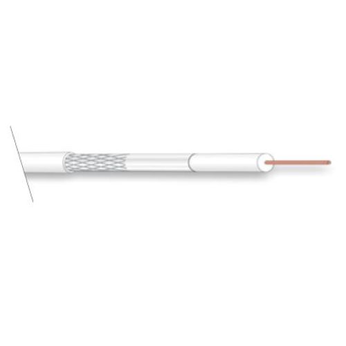 Cavo coassiale tv Ø 3,5 mm bianco SAT5000