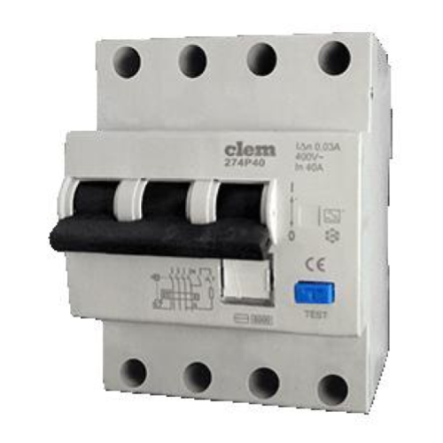 INTERRUTTORE DIFFERENZIALE PURO 40A 4P TIPO AC 300mA 