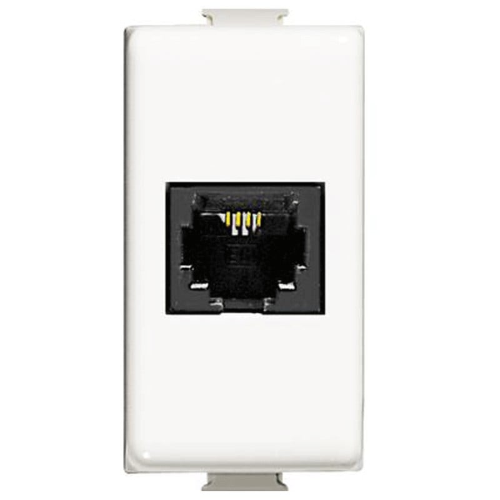 Connettore telefonico Bticino Matix RJ11 a morsetto AM5982