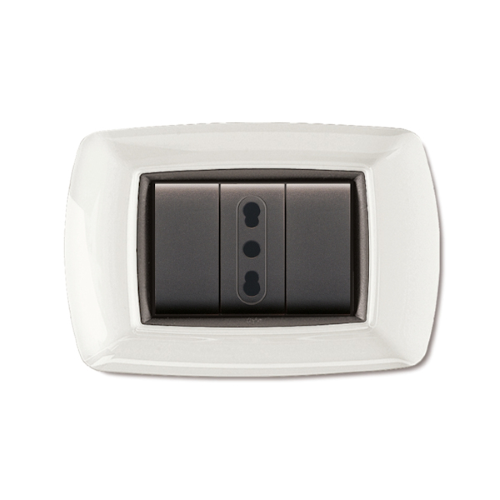 Placca MyLife 7 moduli bianco ECL2987WH