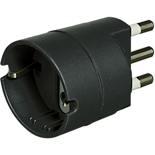 BTICINO Adattatore con spina 2P+T 16A e presa tedesca - antracite S3624GE