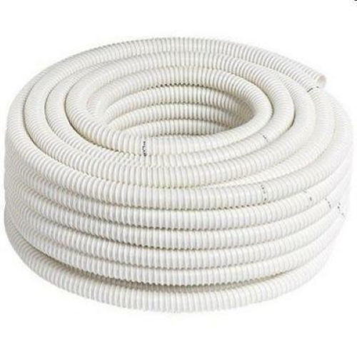 Guaina Flessibile Spiralata Bianca 16/18mm adatta per lo scarico Condensa