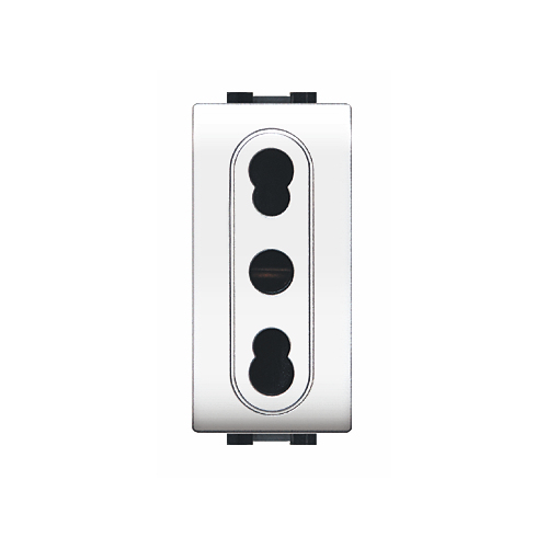 Presa ita.biv.sic.MyLife 2P+T10/16A bi. ECL4045WH