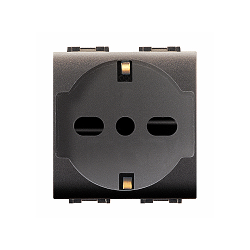 Presa Life UNEL bipasso 10-16A ECL4050