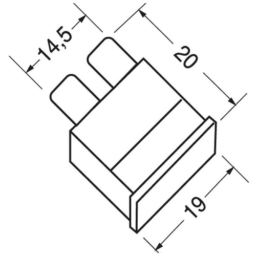 FUSIBILE LAMA  20A     