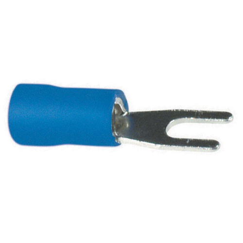 CAPICORDA A FORCELLA BLU    CAVO 2,5- Ø INTERNO 5,3 