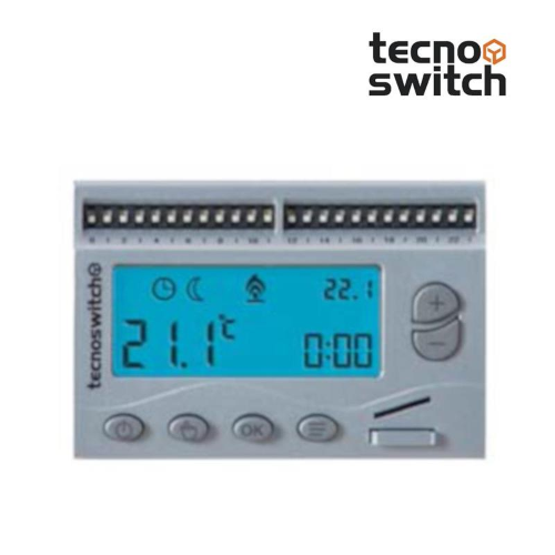 Cronotermostato digitale da incasso giornaliero mod. Botticelli Cromato - Tecnoswitch CR315CR
