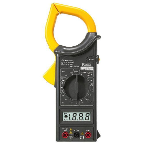 PINZA AMPEROMETRICA CON DISPLAY 3 1/2 DIGIT CAT III 600V