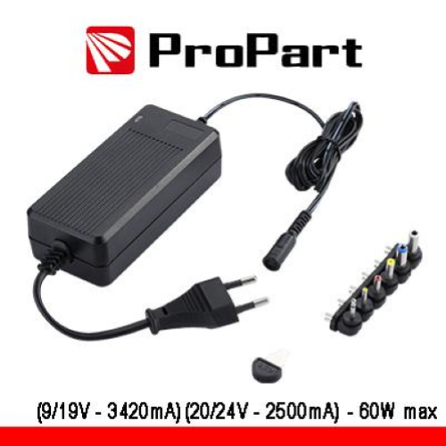ALIMENTATORE REG. 9/12/13.5/15/18/19/20/24 V DC