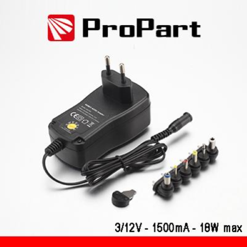 ALIMENTATORE REGOLABILE 3-12     1.5A