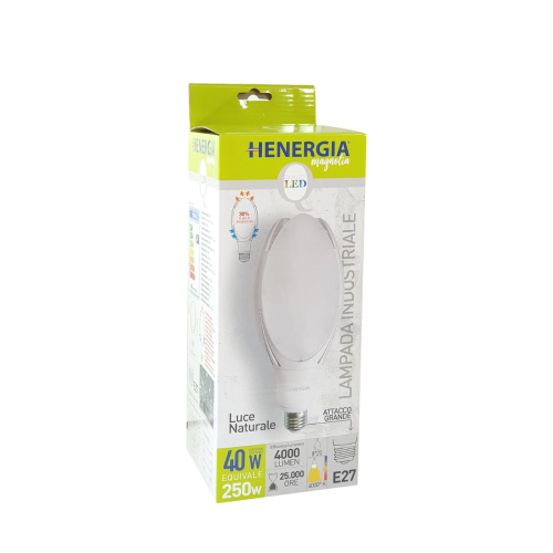 LAMPADA E27  40W 4000LM K4000 LUCE NATURALE
